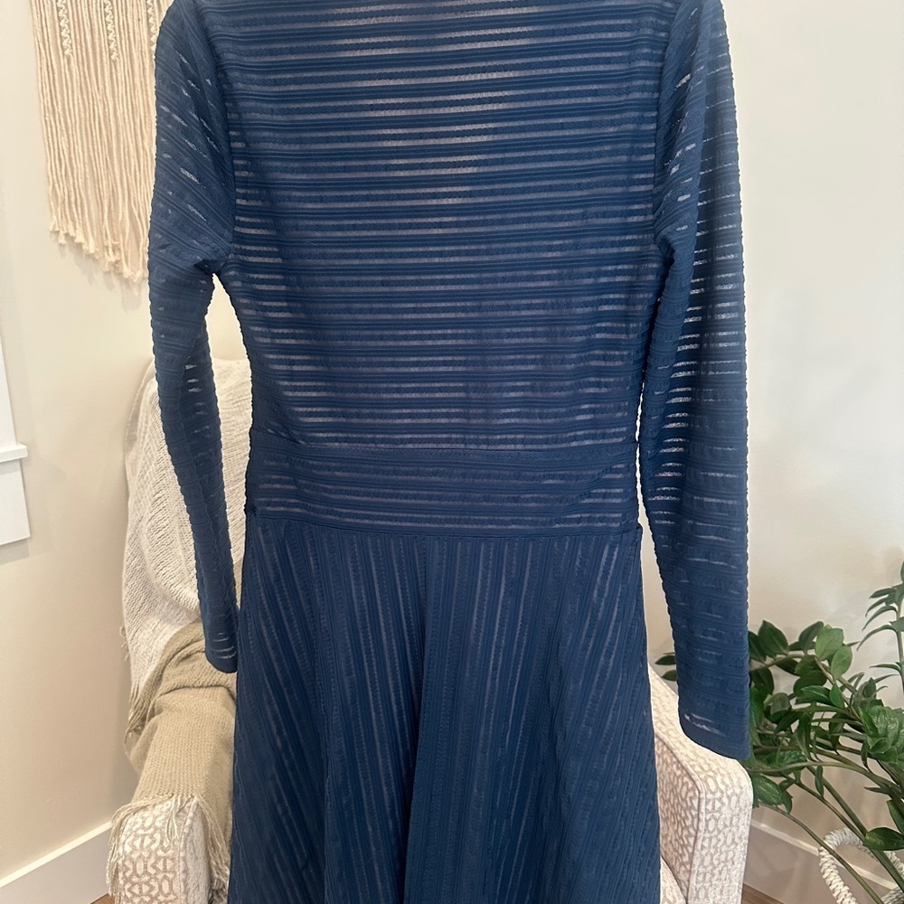 BCBG MaxAzria Long Sleeve Fit and Flare Dress - Size S - Picture 6 of 8